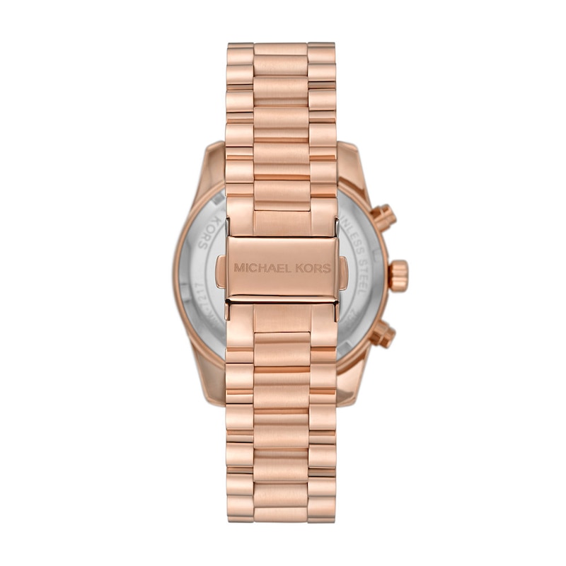 Michael Kors Lexington Ladies' Rose Gold-Tone Bracelet Watch