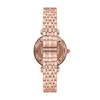 Thumbnail Image 2 of Emporio Armani Ladies' Crystal Dial Rose Gold Tone Bracelet Watch