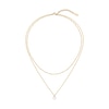 Thumbnail Image 0 of BOSS Cora Yellow Gold Plated Pearl Layered Necklace