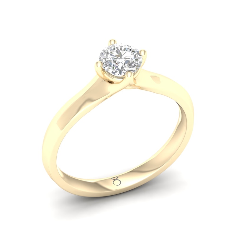 The Diamond Story 18ct Yellow Gold 0.25ct Diamond Ring