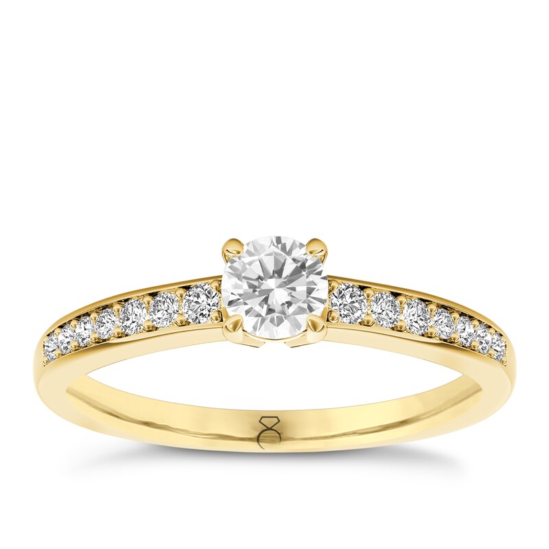 The Diamond Story 18ct Yellow Gold 0.50ct Diamond Ring