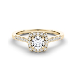 Engagement Ring The Diamond Story 18ct Yellow Gold 0.66ct Diamond Ring