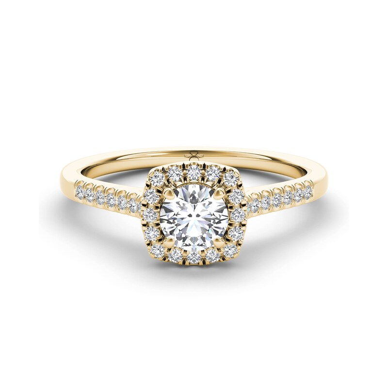 The Diamond Story 18ct Yellow Gold 0.66ct Total Diamond Ring