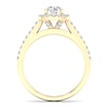 Thumbnail Image 3 of The Diamond Story 18ct Yellow Gold 0.66ct Total Diamond Ring