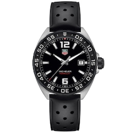 TAG Heuer Formula 1 Men's Black Rubber Strap Watch