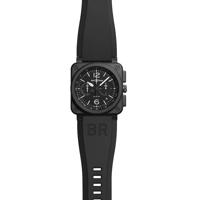 Main Image 4 of Bell & Ross BR-03 Men's Ion Plated Chronograph Strap Watch