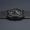Thumbnail Image 5 of Bell & Ross BR-03 Men's Ion Plated Chronograph Strap Watch