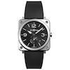Thumbnail Image 0 of Bell & Ross BR S Men's Stainless Steel Black Strap Watch