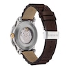 Thumbnail Image 1 of Versace Theros Men's Brown Leather Strap Watch