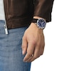 Thumbnail Image 2 of Tissot Chrono XL  45mm Men's Brown Leather Strap Watch