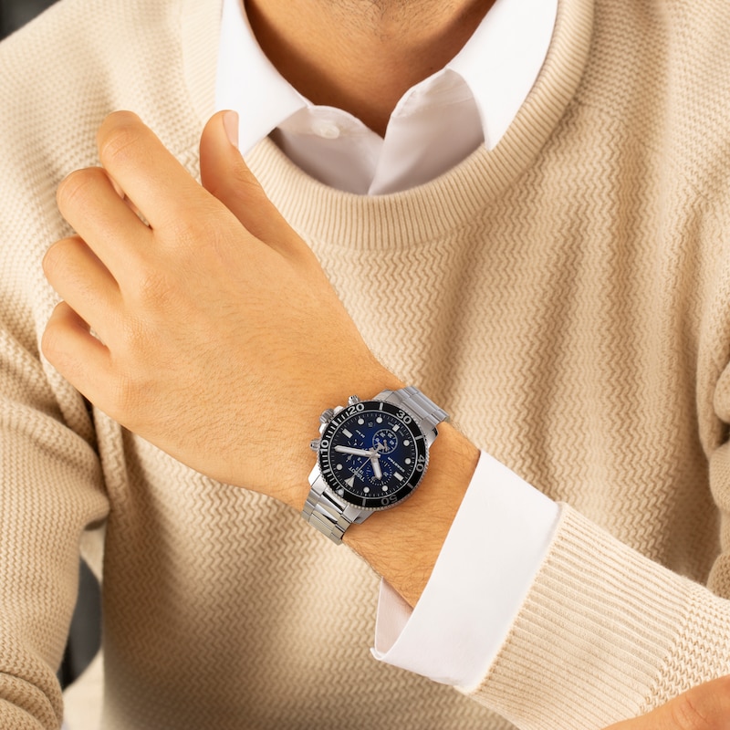 Tissot Seastar 1000 Men's Blue Dial & Stainless Steel Watch