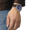 Thumbnail Image 3 of Tissot Supersport Chrono Brown Leather Strap Watch