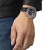 Thumbnail Image 4 of Tissot Supersport Chrono Black Leather Strap Watch