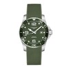 Thumbnail Image 1 of Longines HydroConquest Men's Khaki Rubber Strap Watch