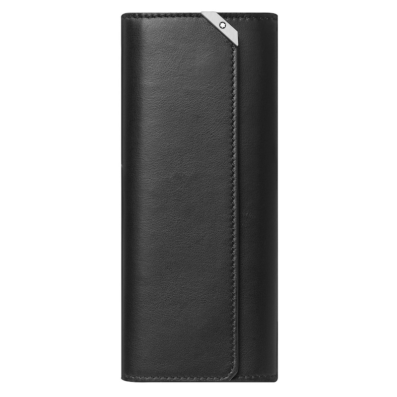 Main Image 1 of Montblanc Meisterstück Black Leather Urban 2 Pen Pouch