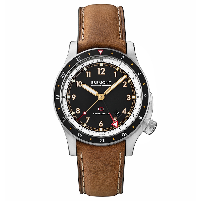 Bremont IonBird Men's Brown Leather Strap Watch