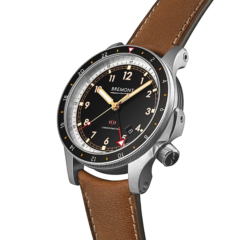 Bremont IonBird Men's Brown Leather Strap Watch