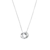 Thumbnail Image 0 of Michael Kors Silver Double Ring CZ Necklace