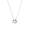 Thumbnail Image 0 of Michael Kors Silver Double Ring CZ Necklace