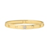 Thumbnail Image 0 of Michael Kors Yellow Gold Plated CZ MK Motif Bangle