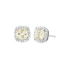 Thumbnail Image 0 of Michael Kors Brilliance Silver Yellow CZ Cushion Earrings