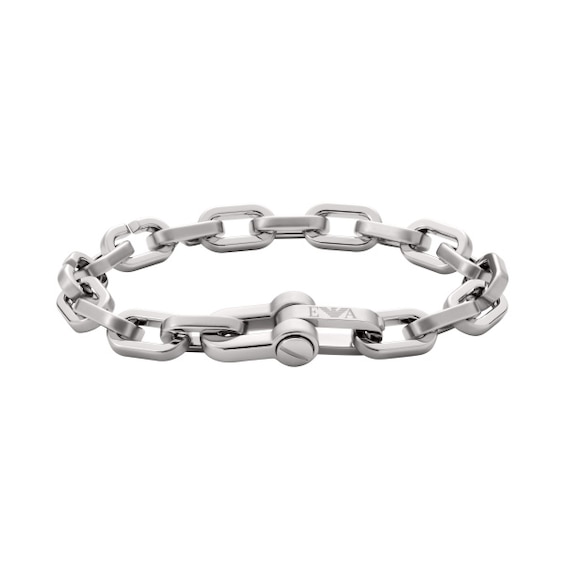 Emporio Armani Men’s Stainless Steel Chain Link Bracelet