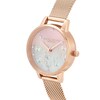 Thumbnail Image 2 of Olivia Burton Sparkle Butterfly Rose Gold Tone Mesh Watch