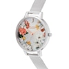 Thumbnail Image 1 of Olivia Burton Sparkle Flower Stainless Steel Bracelet Watch