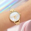 Thumbnail Image 2 of Olivia Burton Lucky Bee Yellow Gold-Tone Bracelet Watch