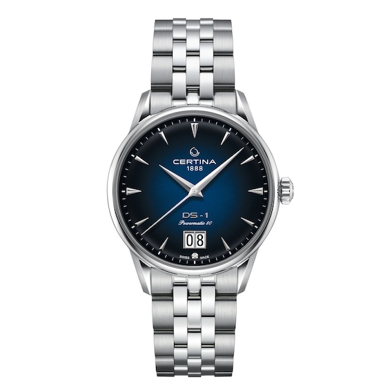 Certina Urban Ds-1 Big Date 41mm Mens Watch Blue - Image 3