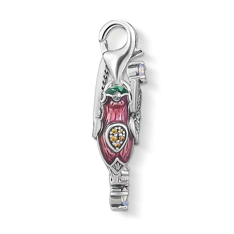 Thomas Sabo Charm Club Silver Stone Set Hummingbird Charm