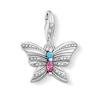 Thumbnail Image 0 of Thomas Sabo Charm Club Silver Stone Set Butterfly Charm