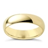 Thumbnail Image 0 of 9ct Yellow Gold 5mm Super Heavyweight Court Ring