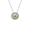 Thumbnail Image 0 of CARAT* LONDON Gwen Sterling Silver Yellow Stone Pendant