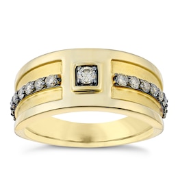 Le Vian 14ct Yellow Gold Men's 0.58ct Chocolate Diamond Ring