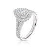 Thumbnail Image 1 of Vera Wang 18ct White Gold 0.95ct Total Diamond Ring