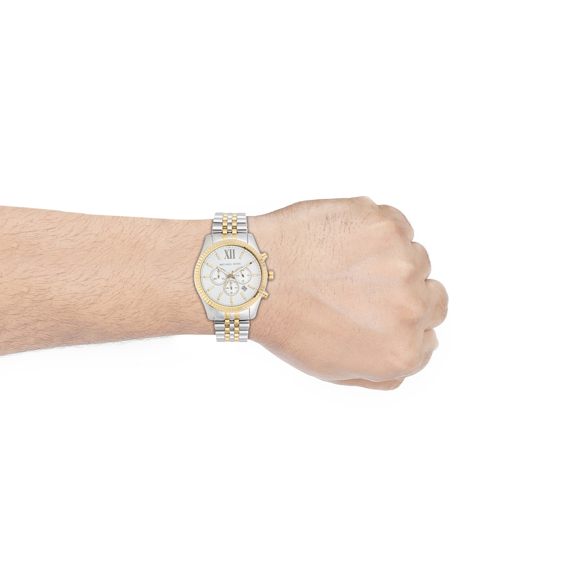 Michael Kors Lexington Men's Two-Tone Bracelet Watch