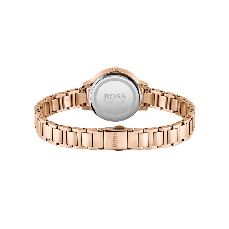 Main Image 3 of BOSS Gala Ladies' Crystal & Rose Gold Tone Bracelet Watch