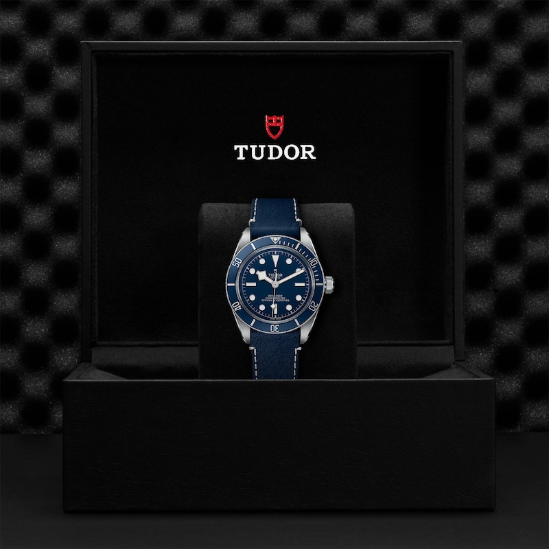 Tudor Black Bay 58 Navy Blue Soft Touch Leather Strap Watch