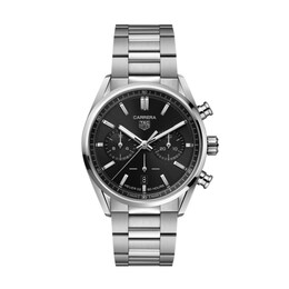 TAG Heuer Carrera Chronograph Stainless Steel Bracelet Watch