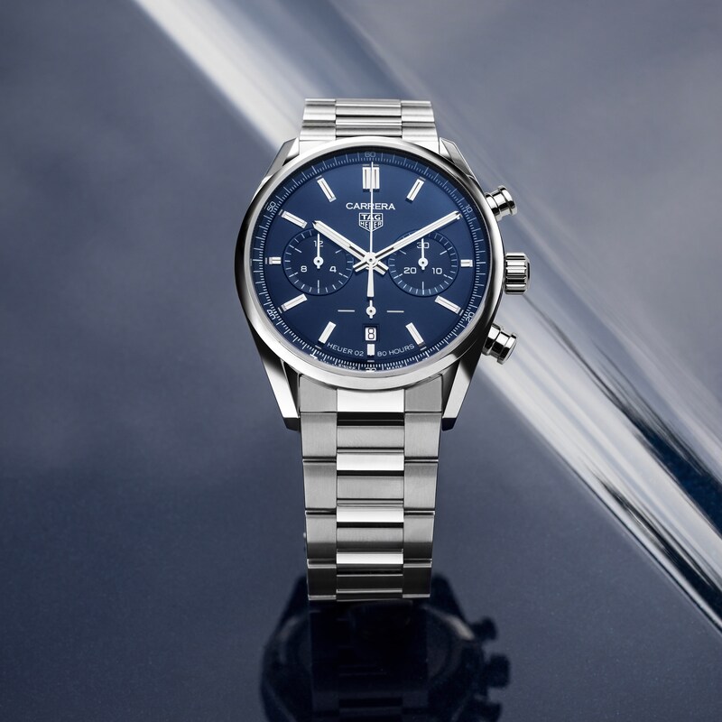 TAG Heuer Carrera Chronograph Stainless Steel Bracelet Watch