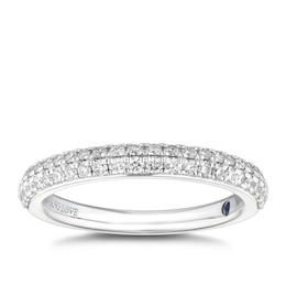 Vera Wang LOVE 18ct White Gold 0.37ct Diamond Eternity Ring