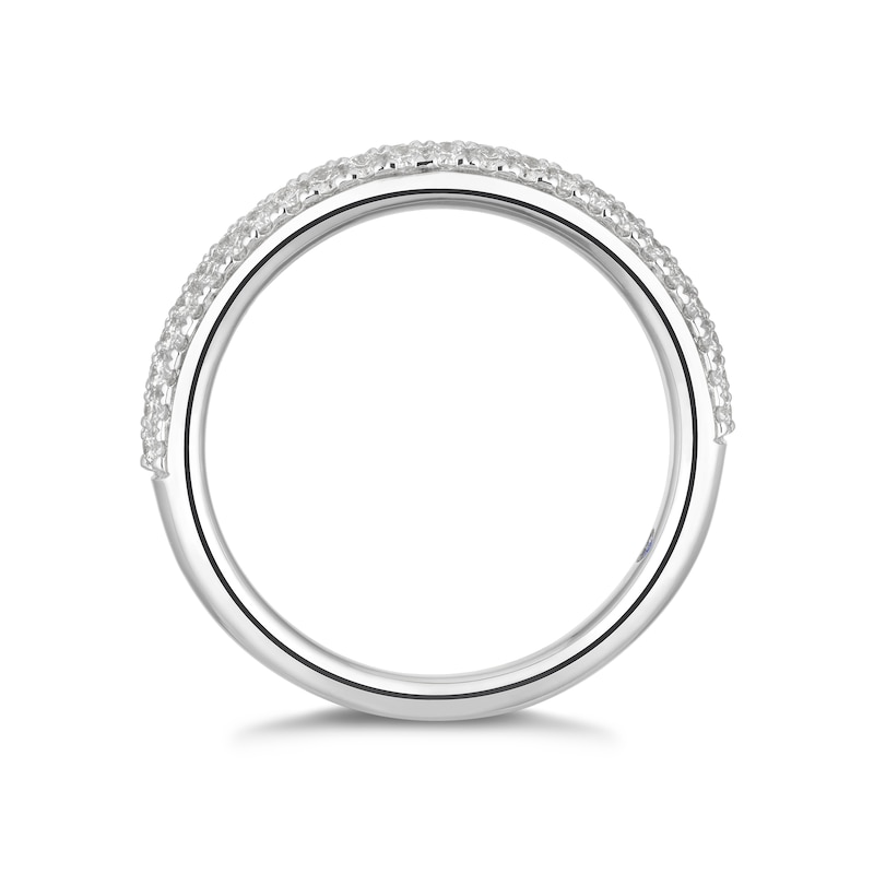 Vera Wang LOVE 18ct White Gold 0.37ct Diamond Eternity Ring