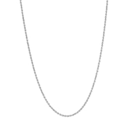 Silver 26 Inch Adjustable Dainty Rope Chain