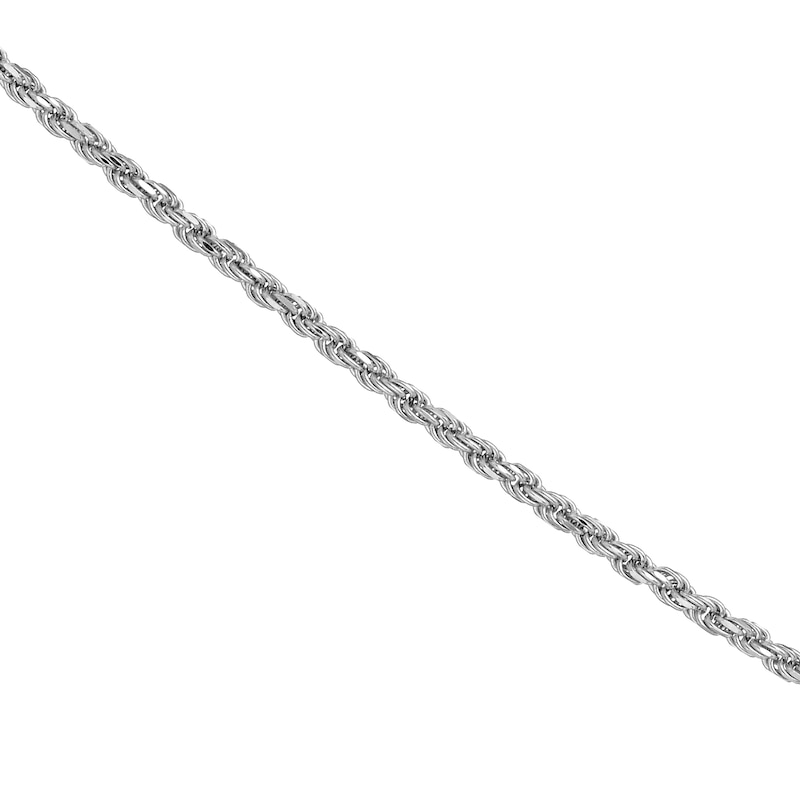 Silver 26 Inch Adjustable Dainty Rope Chain