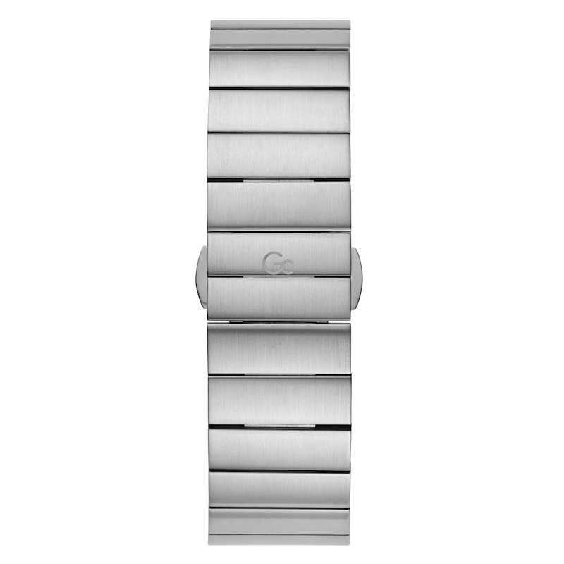 Gc Spirit Men's Black Dial Stainless Steel Bracelet Watch