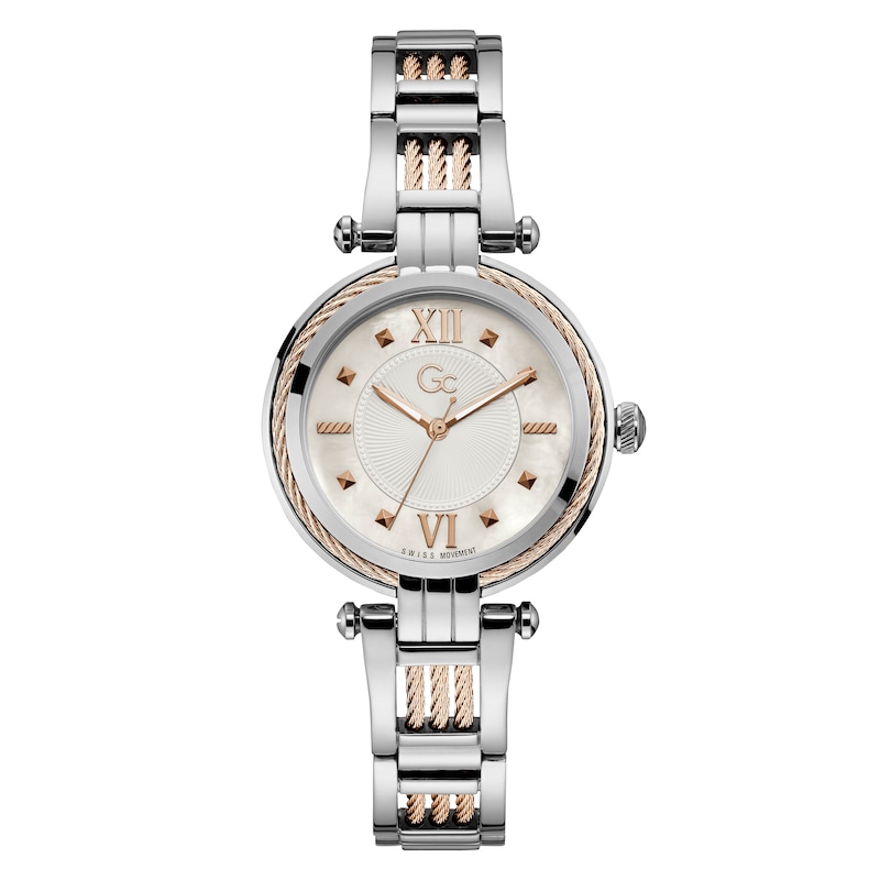 Gc Cable Bijou Ladies' Two-Tone Bracelet Watch