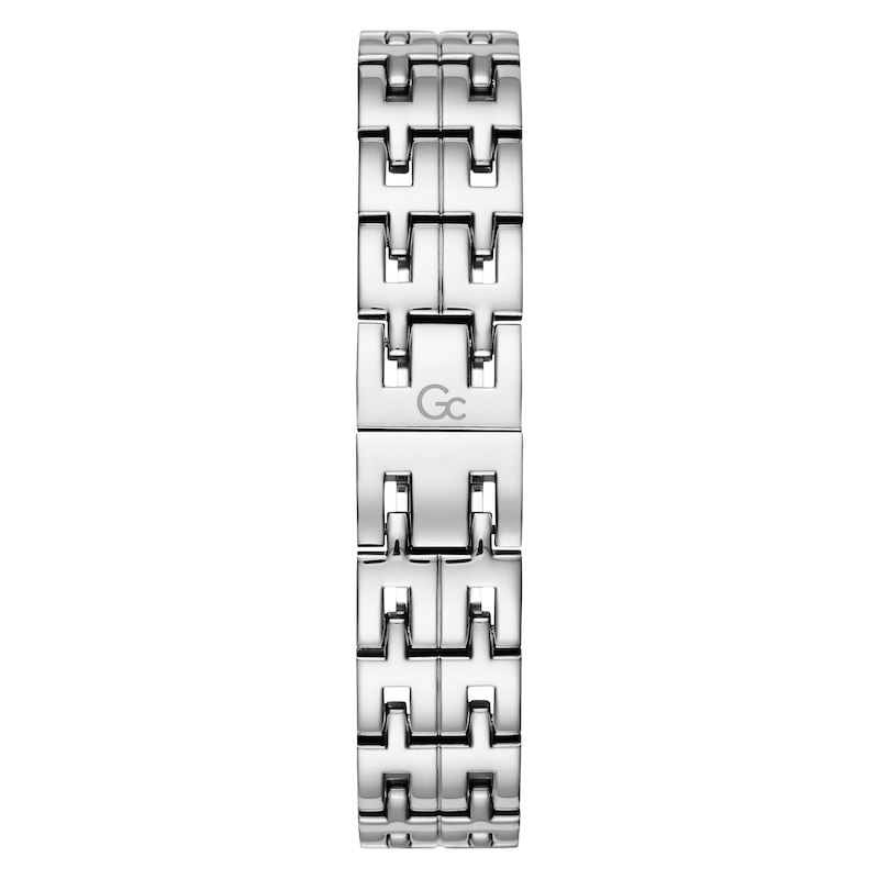 Gc Primechic Ladies' Crystal Set Two Tone Bracelet Watch