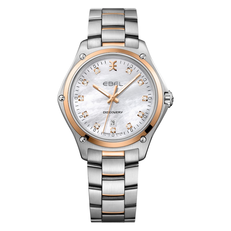 Ebel Discovery Ladies' Two-Tone Mother Of Pearl Watch