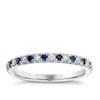Thumbnail Image 0 of Vera Wang Platinum 0.12ct Total Diamond & Sapphire Ring